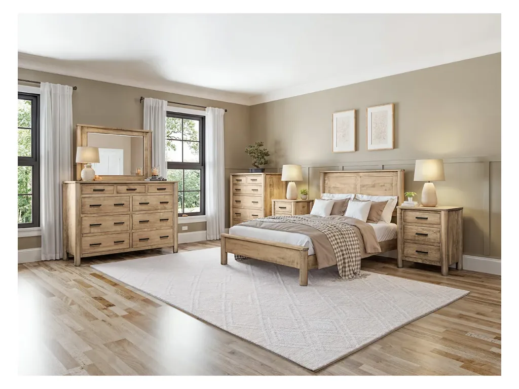 Amish Furniture of NE Ellianna Nightstand Bedside Table, alternate view