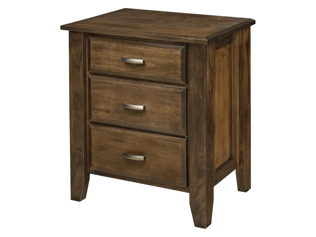 Amish Furniture of NE Ashton 3 Drawer Nightstand