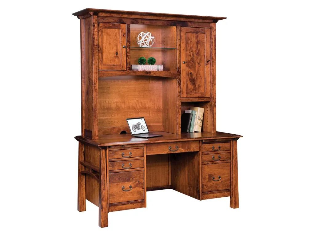 Amish Furniture of NE Artesa Hutch & Desk