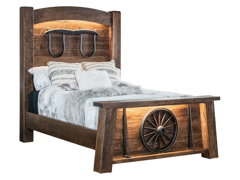 Amish Furniture of NE Vogen Bed, alternate view