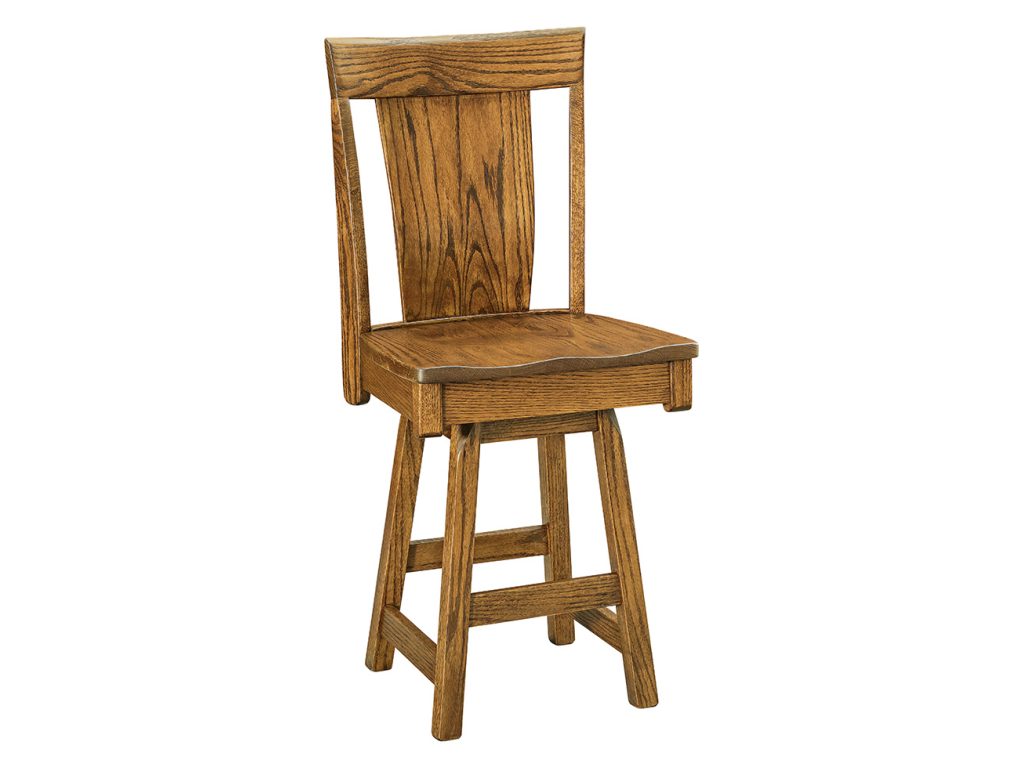 Amish Furniture of NE Albany 24″ Swivel Bar Stool