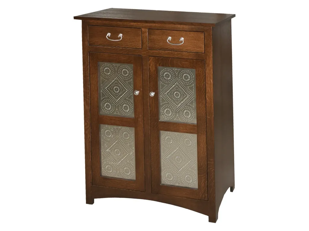 Amish Furniture of NE Shaker Pie Safe Jelly Cabinet