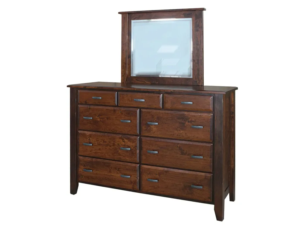 Ashton 9 Drawer Mule Dresser with Wide Drawer Dresser