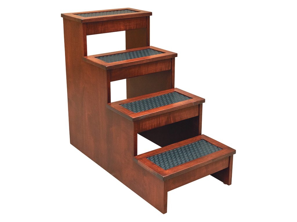 Amish Furniture of NE Pet 4 Step with 7″ Risers for Large Dogs Decorative Object