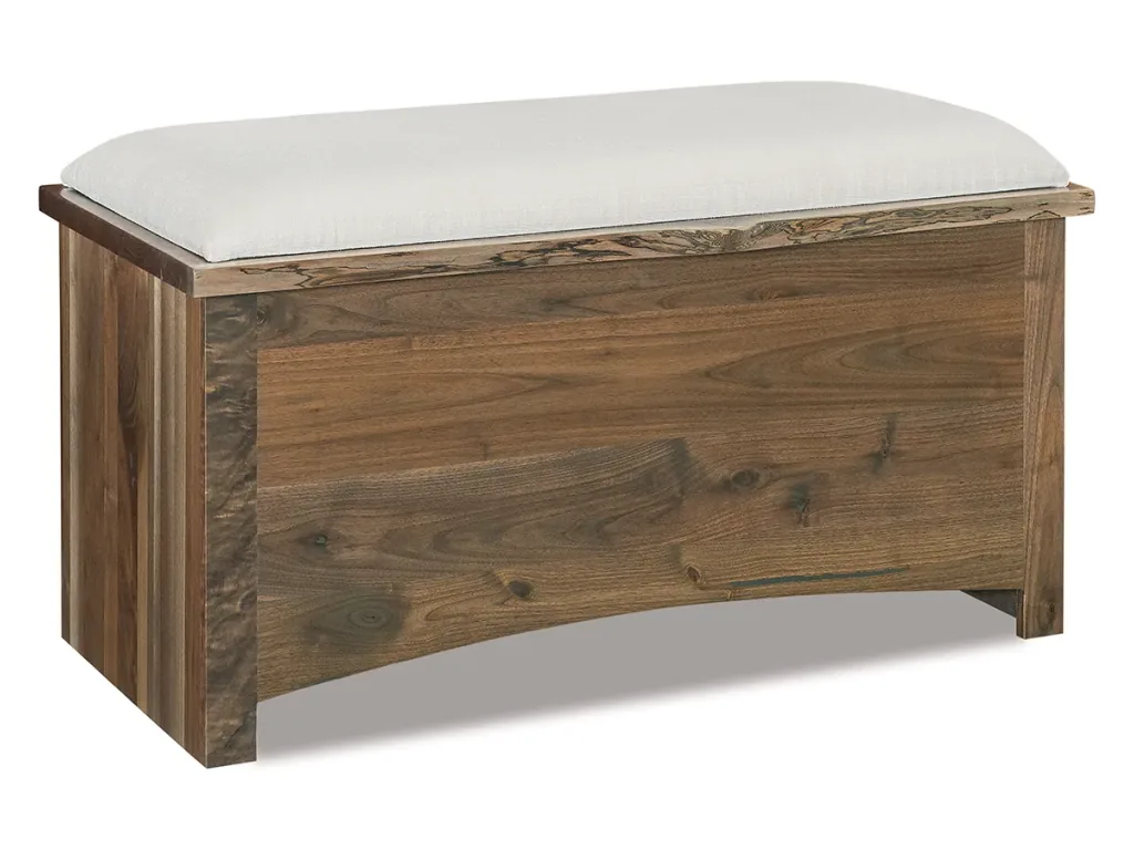 Live Wood Blanket Chest Trunk
