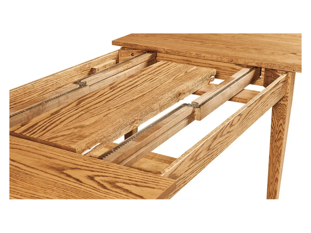 Amish Furniture of NE Burlington Double Pedestal Table, alternate view