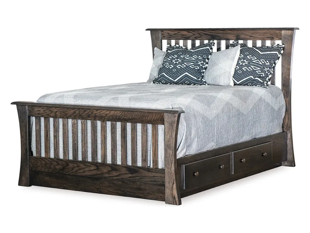 Amish Furniture of NE Platform Bed, alternate view