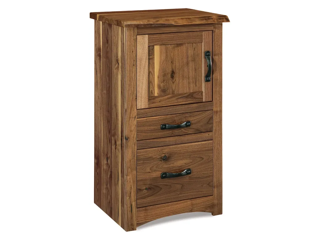 Amish Furniture of NE Live Wood CPAP Nightstand Bedside Table