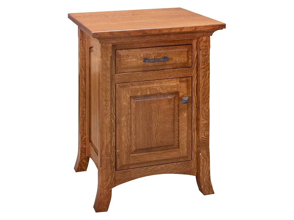 Amish Furniture of NE Homestead 1 Door 1 Drawer Nightstand