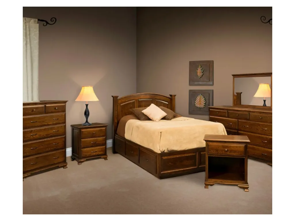 Amish Furniture of NE Americana Platform Bed, alternate view