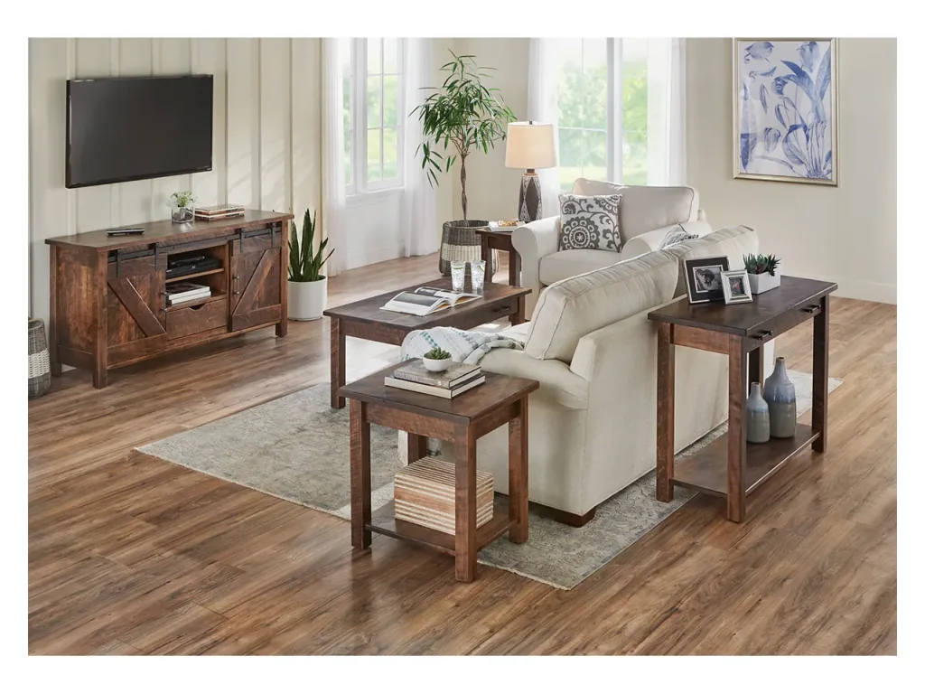 Amish Furniture of NE Houston Enclosed Lift Top Coffee Table, alternate view