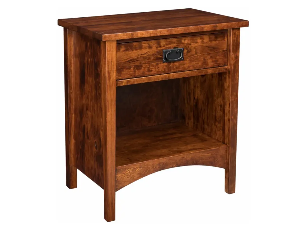 Amish Furniture of NE Arts & Crafts 1 Drawer Nightstand