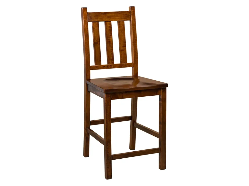 Denver 24″ Stationary Bar Stool Counter Stool