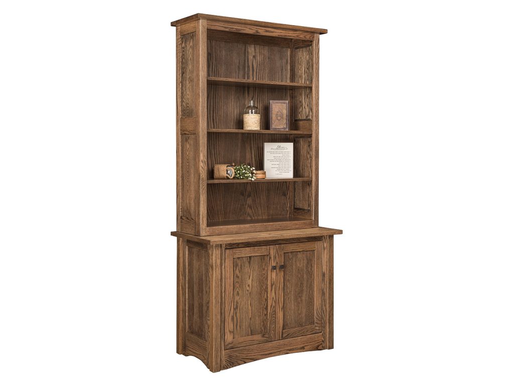 Amish Furniture of NE Aspen 2 Door Credenza With Topper Credenza