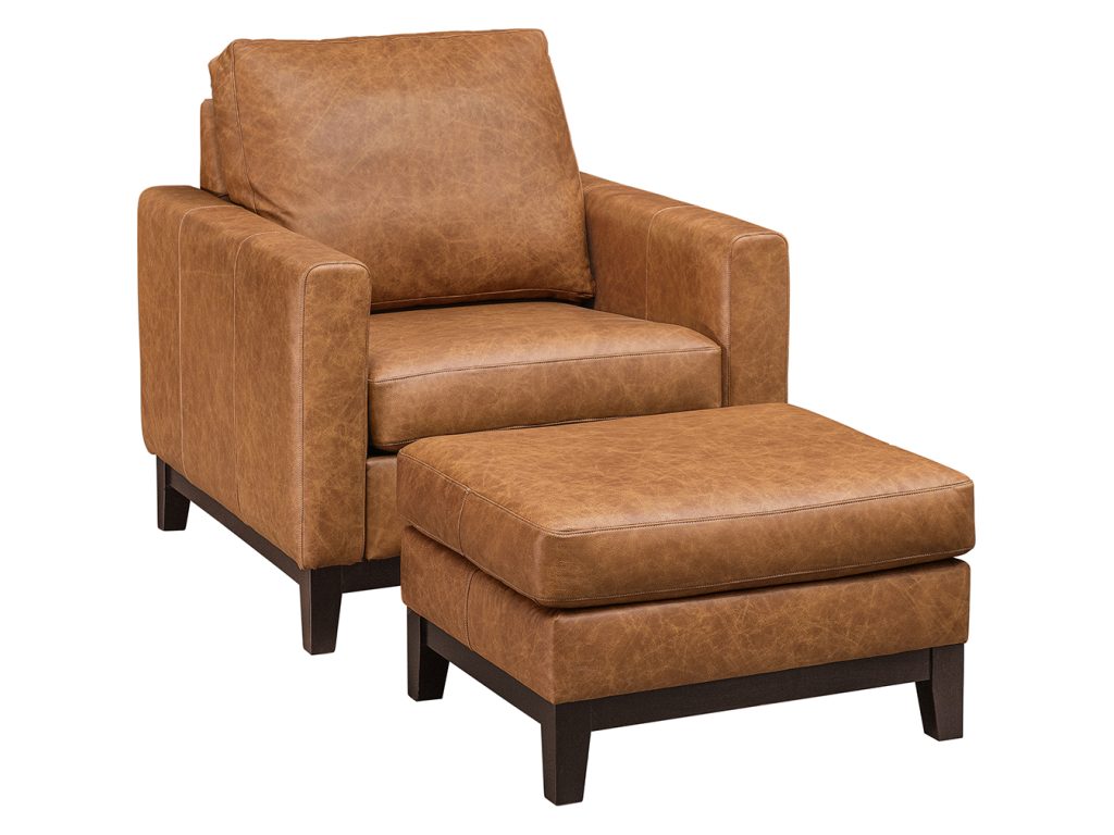 Amish Furniture of NE Brooklyn 26″ Footstool, alternate view