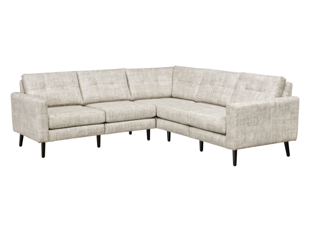 Serene 5 Seat Sectional Flat Arm