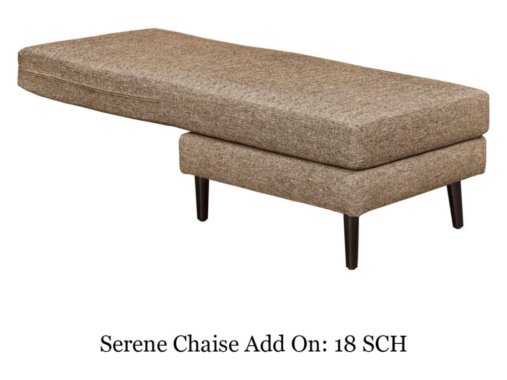 Serene Sofa With Chaise Two Arm Chaise, alternate view