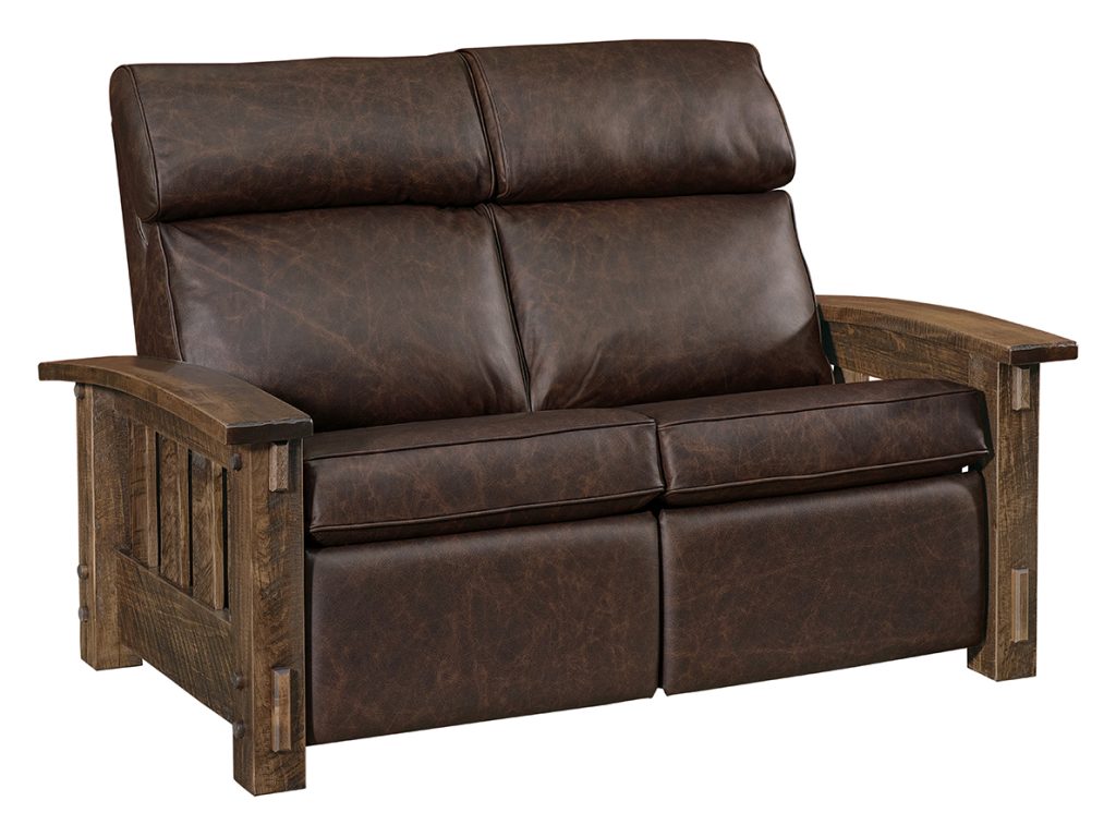 Amish Furniture of NE Houston Stockton Wall Hugger Loveseat Recliner