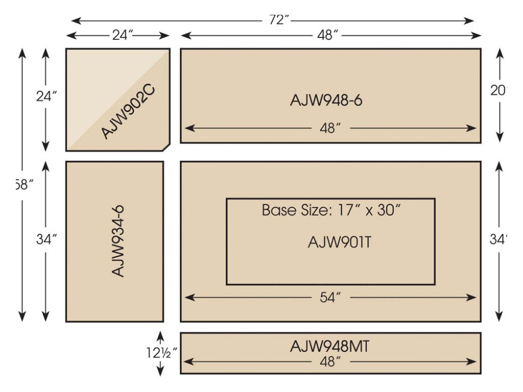 Amish Furniture of NE Mission Nook Set, alternate view