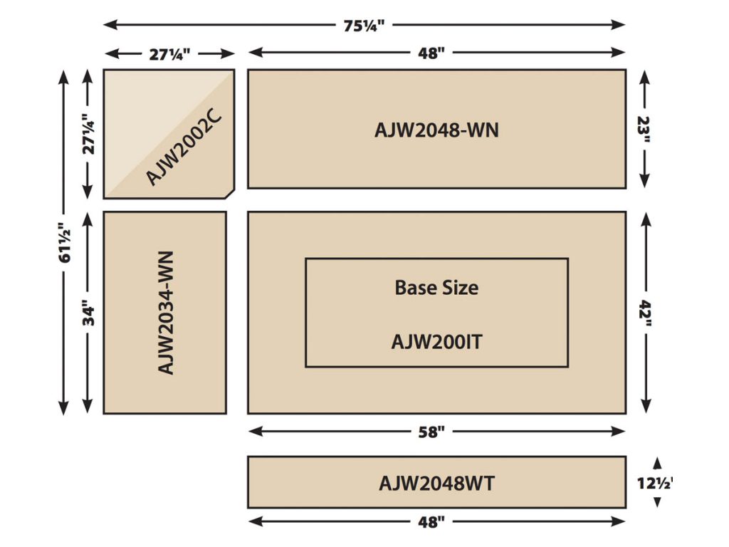 Amish Furniture of NE Woodside Nook Set, alternate view