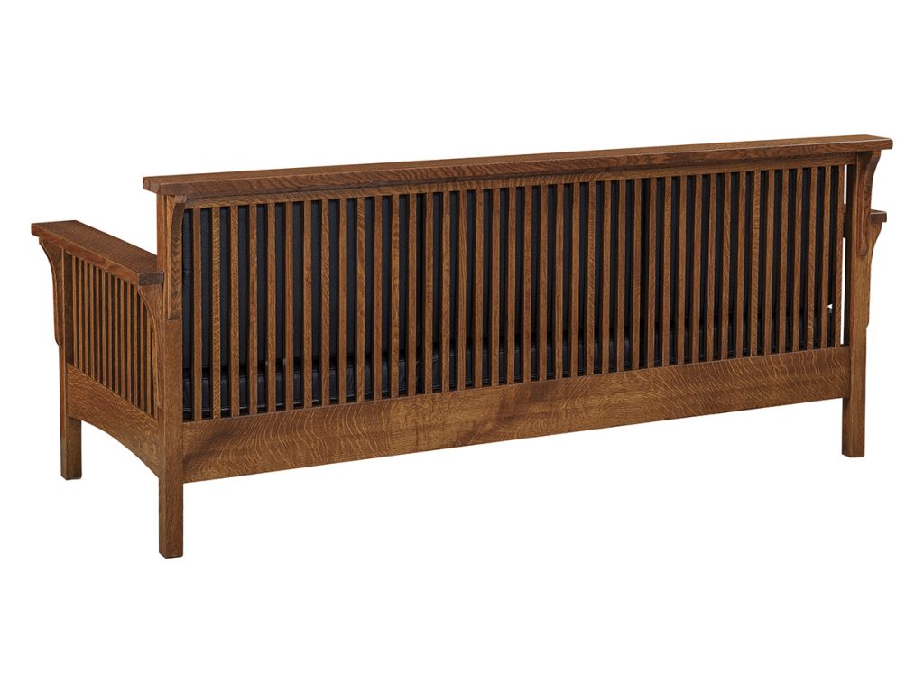Highback Slat Sofa, alternate view
