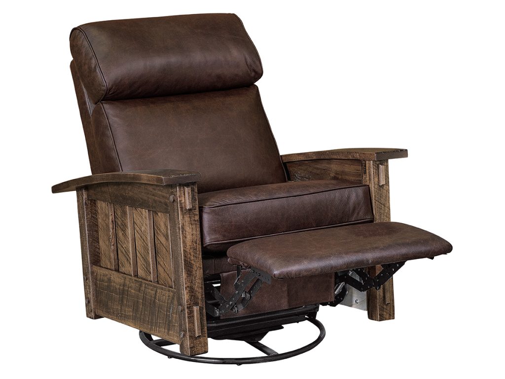Amish Furniture of NE Houston Stockton Swivel Rocker Recliner Swivels & Glider, alternate view