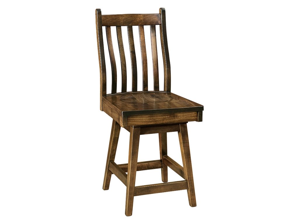 Amish Furniture of NE Abe Swivel Bar Stool