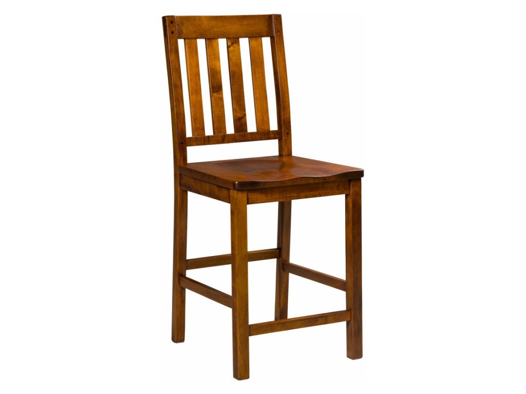 Amish Furniture of NE Alberta 24″ Stationary Bar Stool