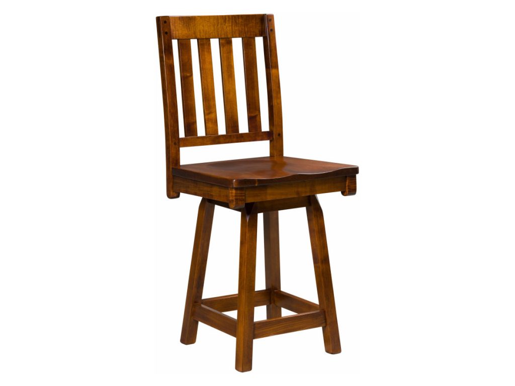 Amish Furniture of NE Alberta 24″ Swivel Bar Stool
