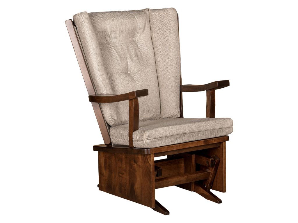 Amish Furniture of NE Arcadia Regular Glider and Ottoman Glider