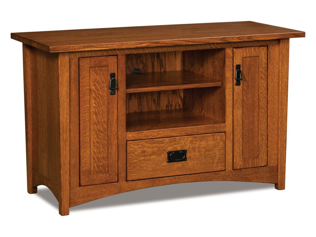 Amish Furniture of NE Arts & Crafts Plasma Stand