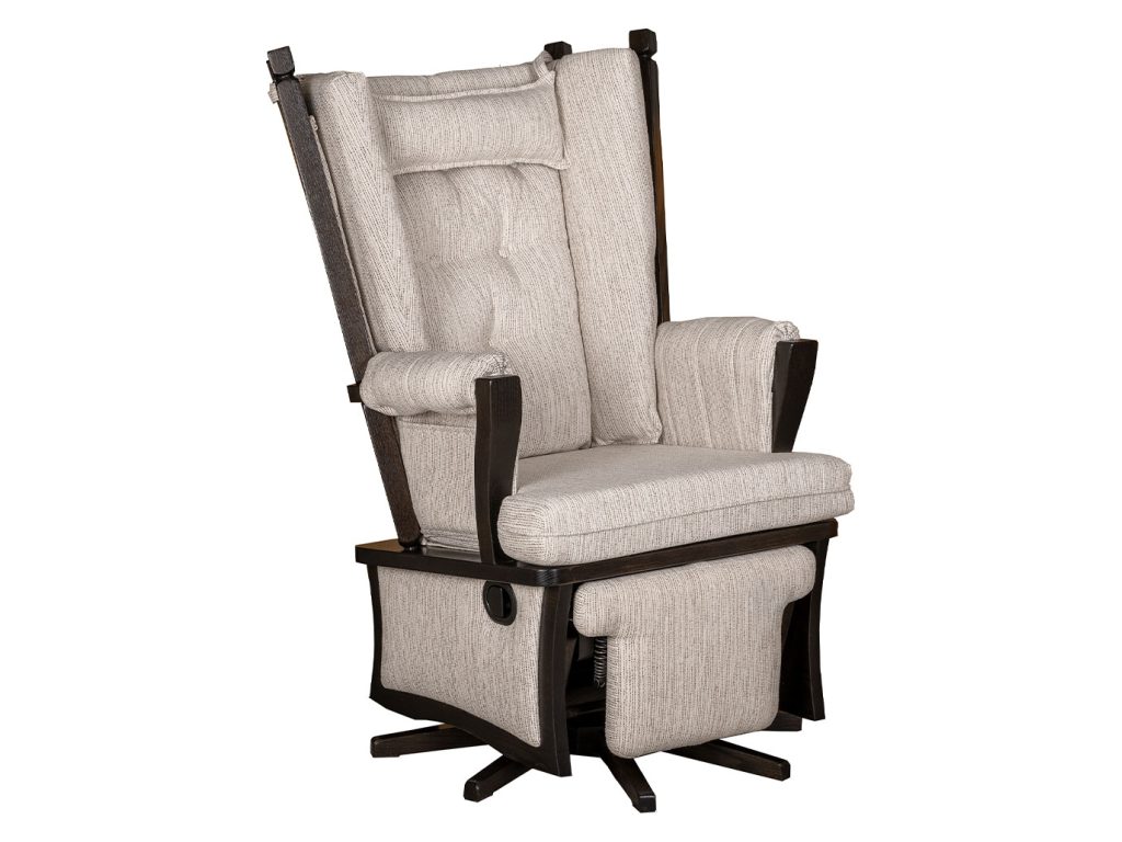 Amish Furniture of NE Ashland Inlay Swivel Glider Swivels & Glider, alternate view
