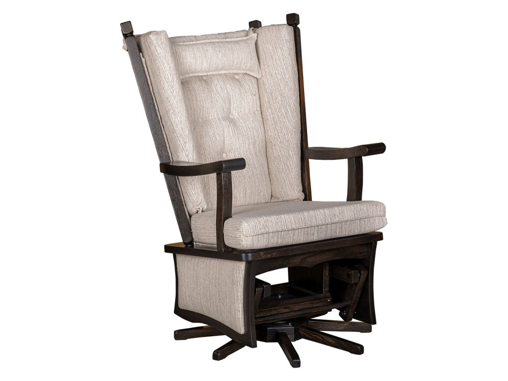 Amish Furniture of NE Ashland Inlay Swivel Glider Swivels & Glider