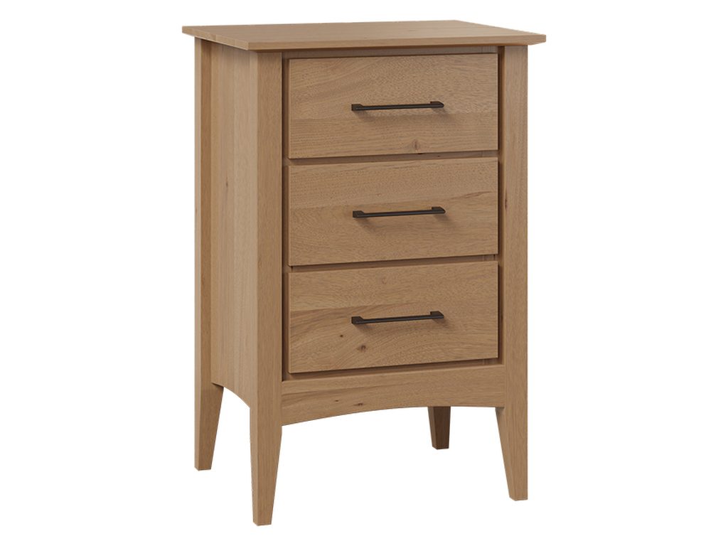 Amish Furniture of NE Atlantic 3 Drawer Nightstand