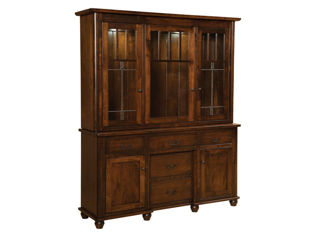 Amish Furniture of NE Ava Closed Hutch Hutch Cabinet