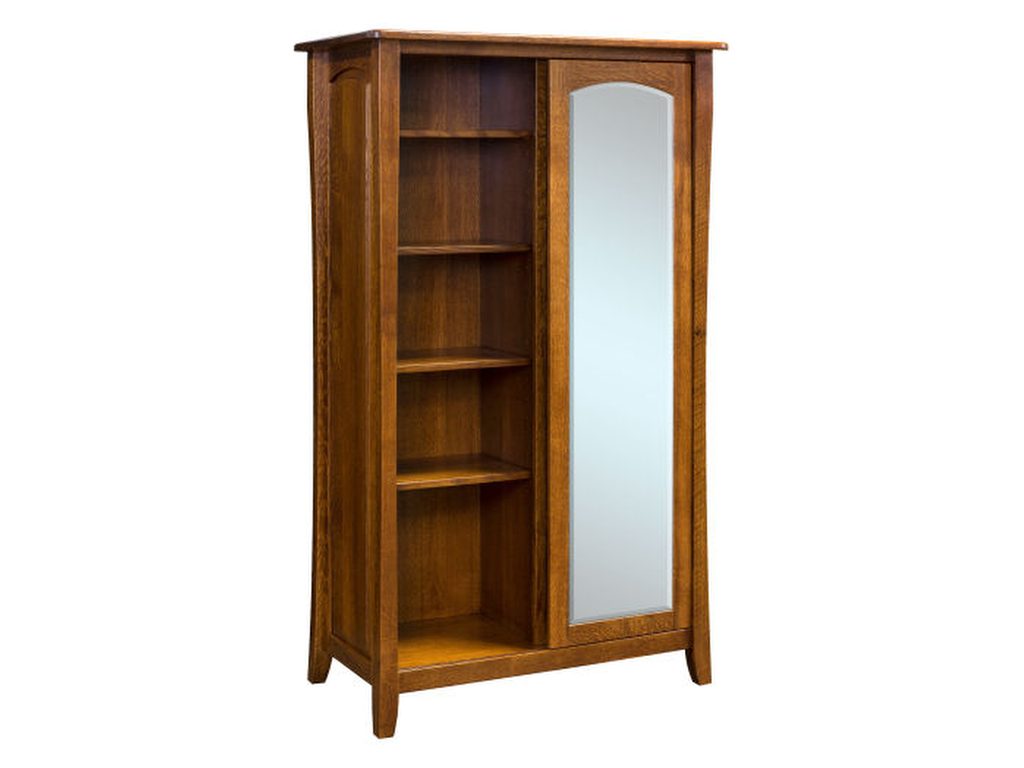 Amish Furniture of NE Berkley Sliding Door Armoire, alternate view