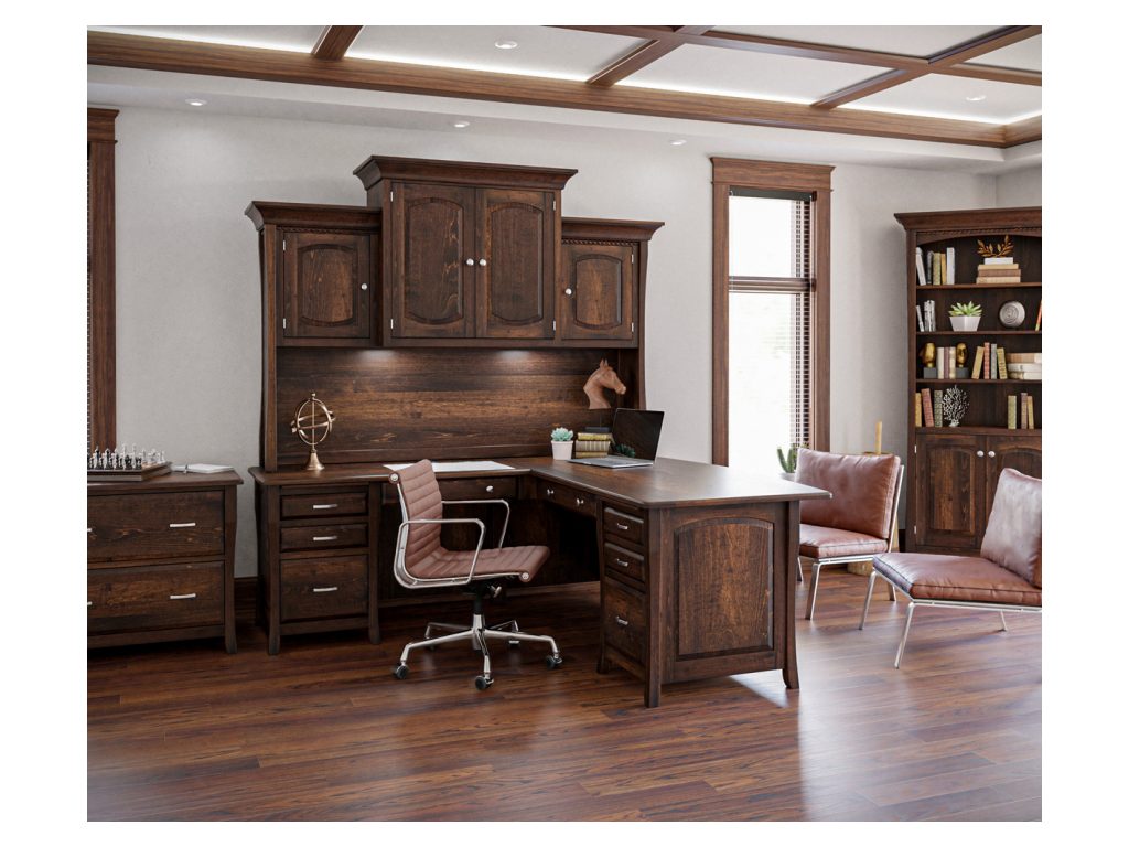 Berkley Desk with Hutch Desk Writing Desk, alternate view