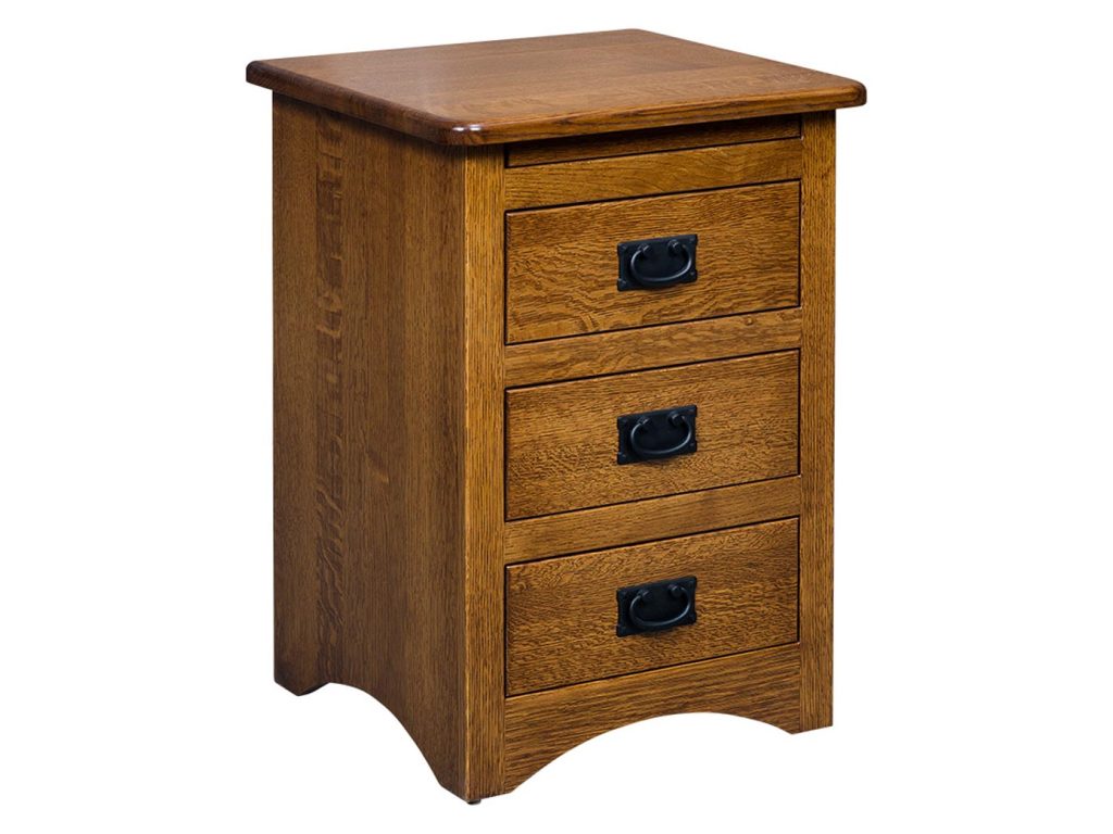 Amish Furniture of NE Mission Economy Nightstand Bedside Table