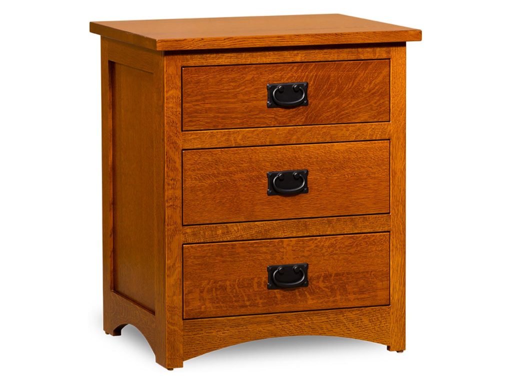 Amish Furniture of NE Elite Mission Nightstand Bedside Table