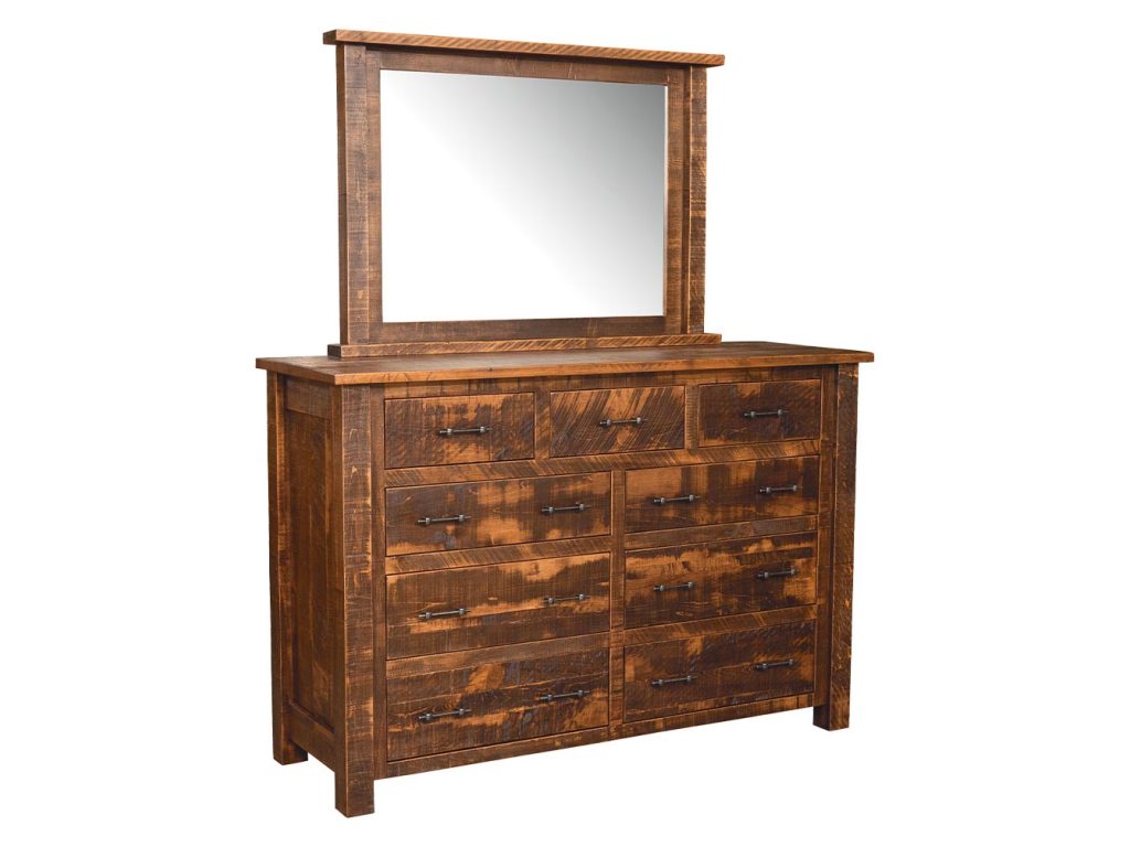 Amish Furniture of NE Glacier Dresser Mirror