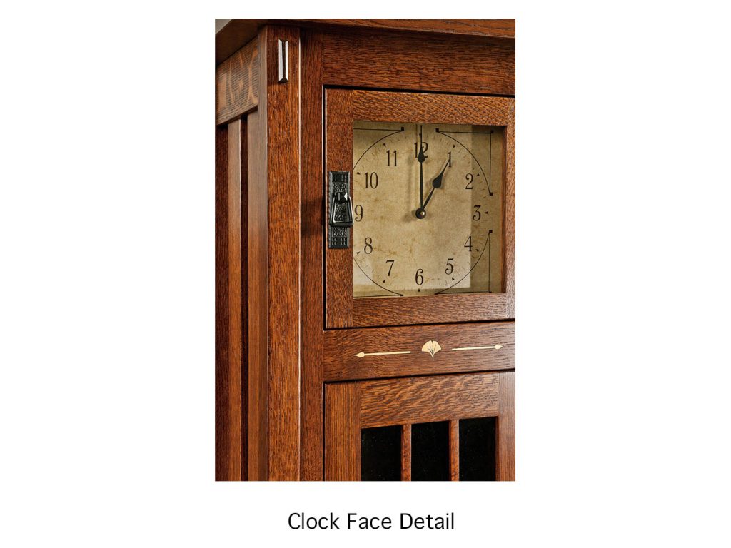 Morgan Clock Table Clock, alternate view