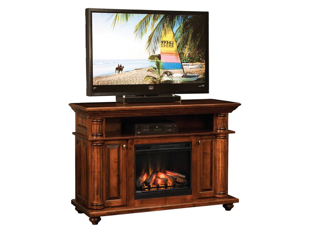 Amish Furniture of NE Bryant Fireplace Entertainment Center