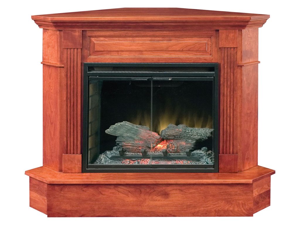 Amish Furniture of NE Charleston Corner Fireplace