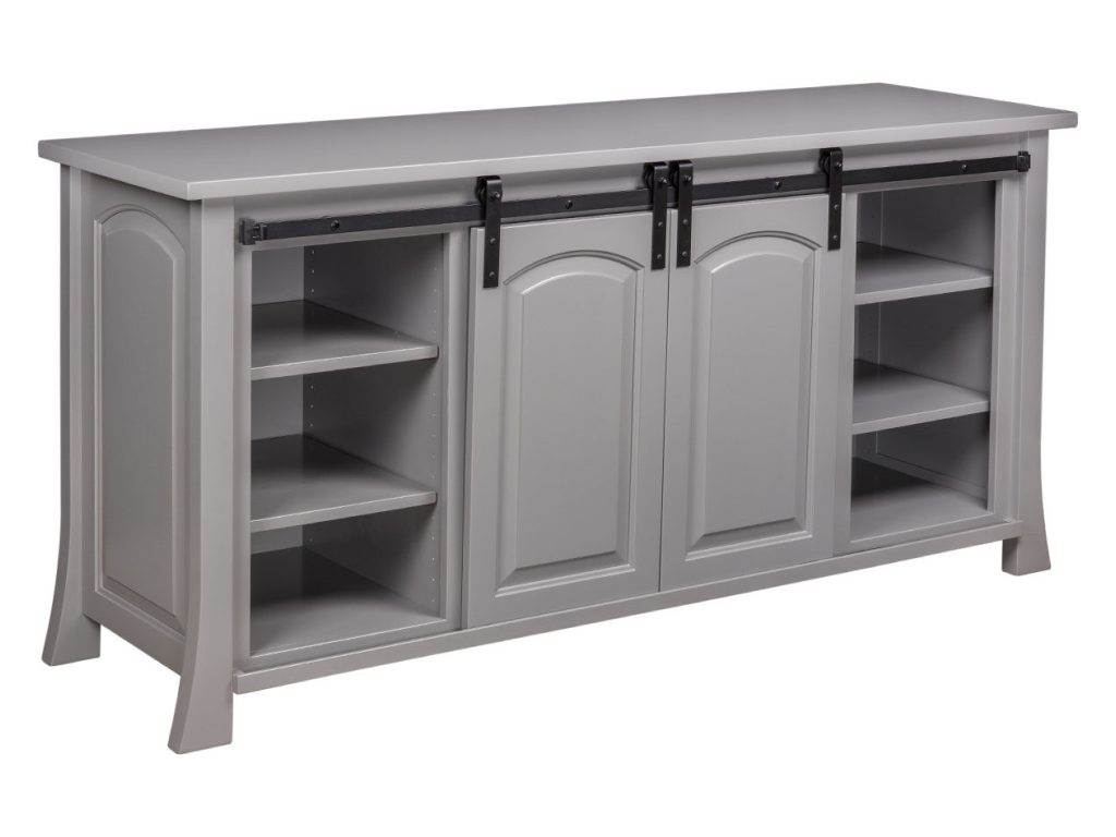 Amish Furniture of NE Conrad Fireplace Entertainment Center – 67¼”W, alternate view