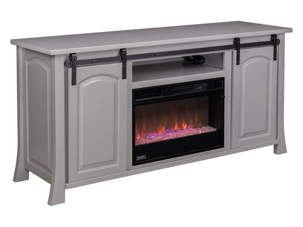 Amish Furniture of NE Conrad Fireplace Entertainment Center – 67¼”W