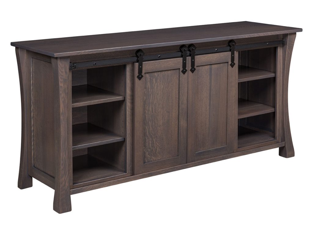 Amish Furniture of NE Eldorado Fireplace Entertainment Center – 68″W, alternate view
