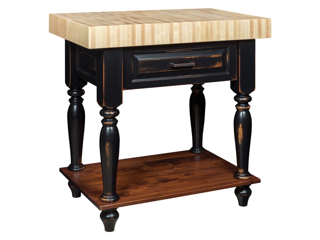 Amish Furniture of NE Lasalle Kitchen Island