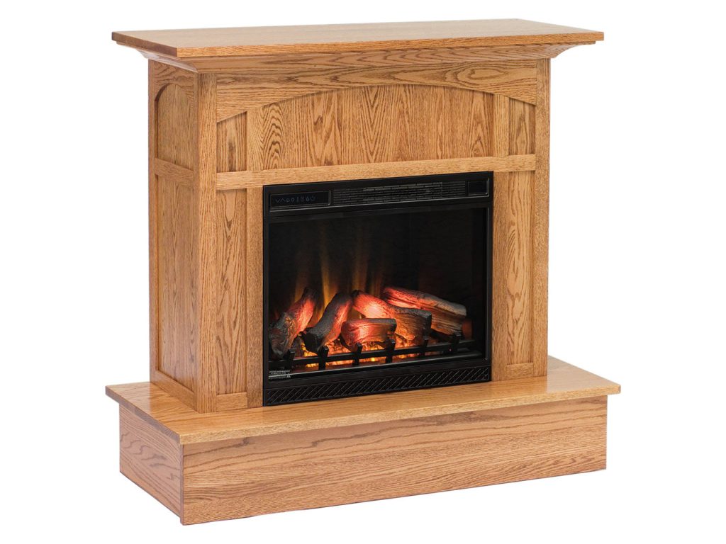 Amish Furniture of NE Mission Fireplace