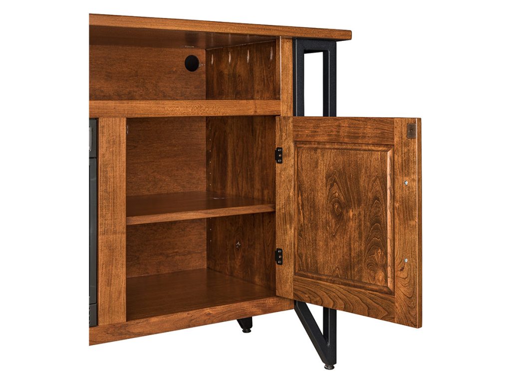 Amish Furniture of NE Naples Fireplace Entertainment Center – 78¼”W, alternate view