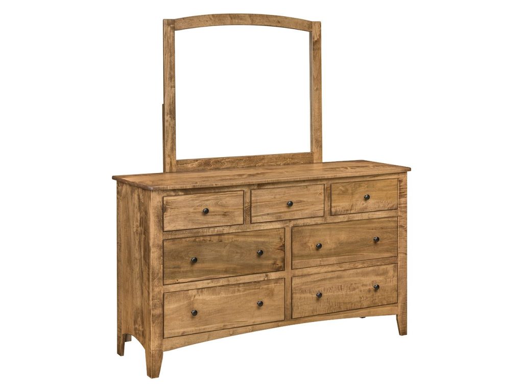 Carlston 7 Drawer Dresser Mirror